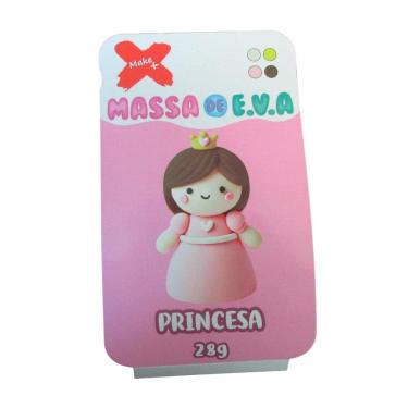 Imagem de Massa de EVA em pote 28g 4 cores Princesa - Gatte
