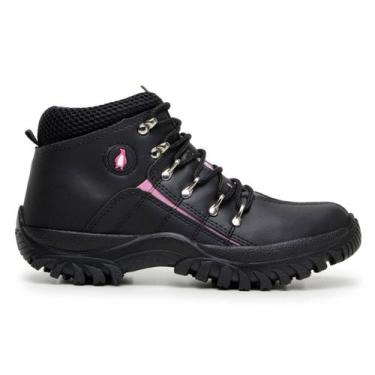 Imagem de Bota Coturno Adventure Feminina Feminino Segurança Trabalho Trilha Via