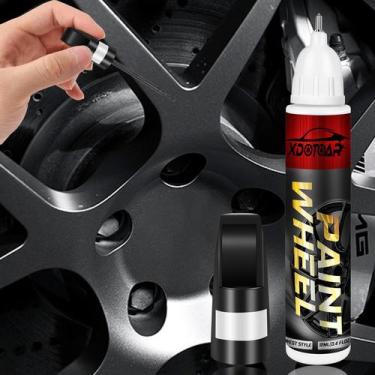 Imagem de Pistola de pintura de roda de carro xdotoar cinza Touch Up 12 ml à pro