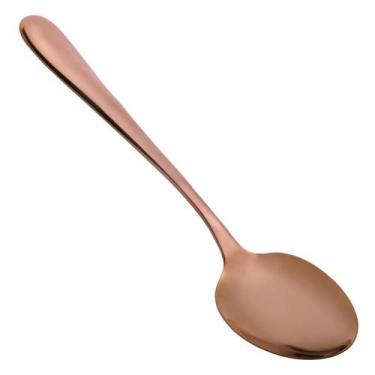 Imagem de Colher De Mesa 20cm Em Aço Inox Avulsa Para Servir Refeições Churrasco