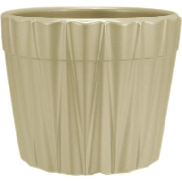 Imagem de Cachepô Vaso Decorativo Planta Home&co Cerâmica 10x12 Bege