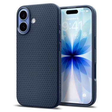 Imagem de Capa Spigen para iPhone 17, Liquid Air, projetada para Apple iPhone 17 - Azul Marinho