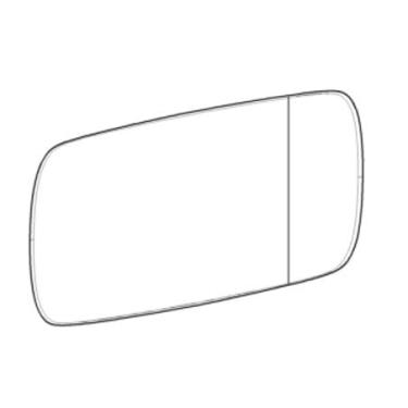 Imagem de EAP Vidro de espelho de passageiro compatível com Lexus IS 2009-2014, HS 2009-2012, ES 2007-2012 (excluindo pacote ultra-luxo), aquecido, 8793153400 8793175060 8793133760 8791033760 87931 53410