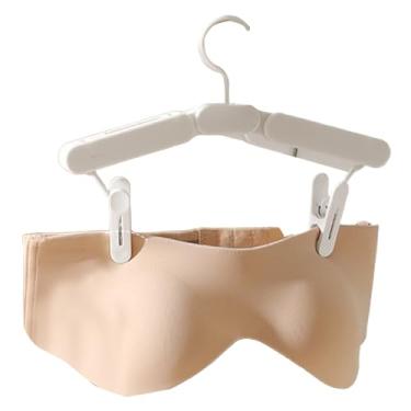 Imagem de Cabides de roupas – cabide dobrável, prateleira de secagem de roupas, cruzeiros, itens essenciais para lavanderia, dormitório, hotel, avião, quarto, acampamento, mala, viagem de negócios