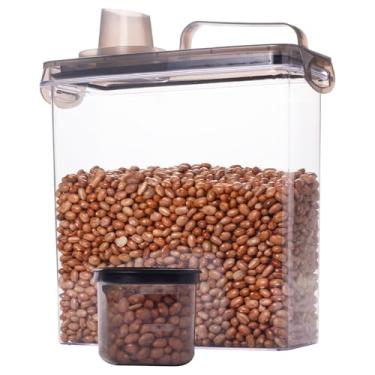 Imagem de Pote Hermético 3L Trava Mais Fume – Organizador Hermético para Farinhas, Grãos e Mantimentos com Tampa Dosadora e Medidor