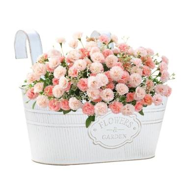 Imagem de Vaso de flores com grade de cerca | Vaso de plantas ao ar livre para decoração de casa, balde moderno com orifícios de drenagem para aloe, cacto, margarida, orquídeas