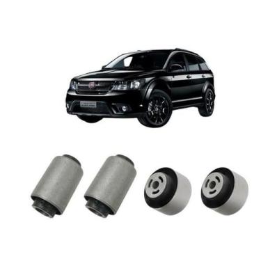 Imagem de Kit 4 Bucha Da Bandeja Dianteira Freemont 2015 2016 2017 - Grazzimetal