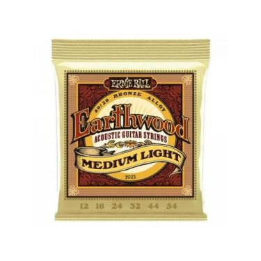 Imagem de Encordoamento Violão Aço .012 Médio Leve Ernie Ball