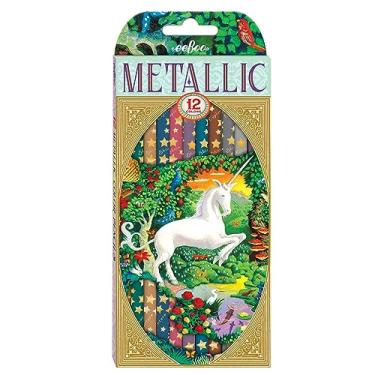 Imagem de eeBoo Unicorn Metallic Color Pencils/Set of 12
