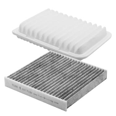 Imagem de HMENG Filtro de ar da cabine do motor pente para Toyota Corolla Toyota Corolla 1.8L L4 2019 2018 2017 2016 2015 2014 2013 2012 2011 2010 2009