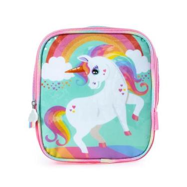 Imagem de Lancheira Escolar Feminina Unicornio Rainbow - Bagaggio, U