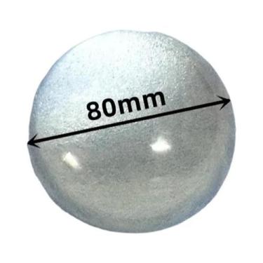 Imagem de Peso De Papel Em Cristal De Vidro Transparente Em Forma De Meia Bola P