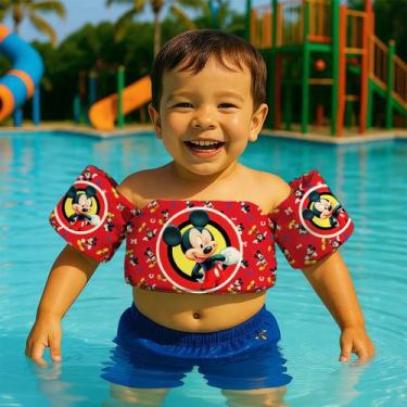 Imagem de Colete Salva Vidas Infantil Boia de Braço para Praia Piscina Tema Rati