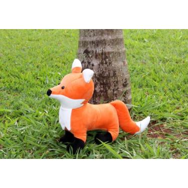 Imagem de Raposa Fox De Pelúcia 24 Cm - Para Decoração Do Quarto /Brinquedo/Enfe