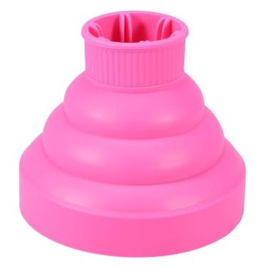 Imagem de Generic 5 Cores Dobrável Ventilador de Cabelo Difusor Capa Ferramenta Estilo para Proteção Térmica do Cabelo Saudável (Rosa)