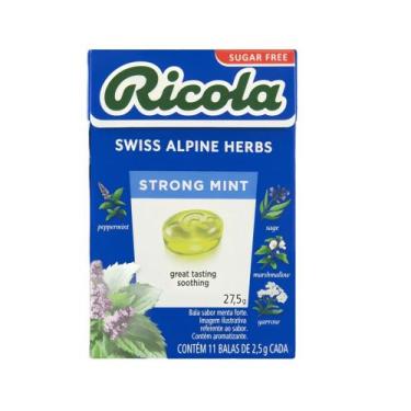 Imagem de Bala Strong Mint sem Açúcar Ricola 27.5