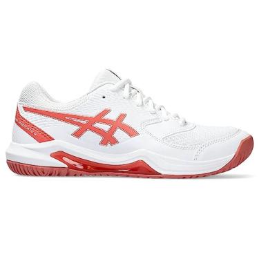 Imagem de ASICS Tênis feminino Gel-Dedicate 8, Branco/granada clara, 40