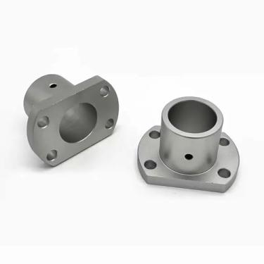 Imagem de 1 Peça Suporte De Eixo Guia Flangeado De Manga Longa Id De 3-12mm, Componentes De Automação De Movimento Linear De Liga De Alumínio(Round,DN8)