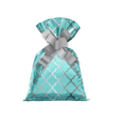 Imagem de Saco Para Presente Metalizado com 50 unidades 25x35 - Albano, Viena Ti