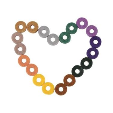 Imagem de Kit De Feltro Colorido De Alta Qualidade Para Pratos De Bateria, 20 Pe