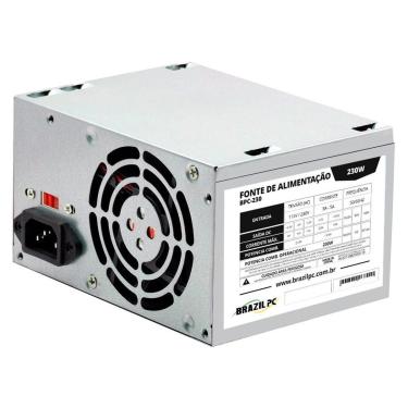 Imagem de Fonte Alimentação Brazil Pc Bpc-230V 1.2 230W Real 24 Pinos
