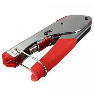 Imagem de Alicate Compressao Crimpar Cabos Coaxial Rg6 Barcelona Bom