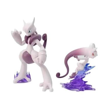 Imagem de Figura De Ação Mega Mewtwo 75-12cm, Modelo De PVC Do Anime Pokemon Par