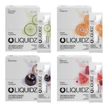 Imagem de LIQUIDZ® - Eletrólitos Zero Açúcar 4 Sabores 56 Sachês-Unissex