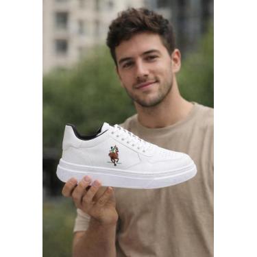 Imagem de Sapatênis Masculino Polo Plus Casual Branco