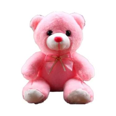 Imagem de Urso De Pelúcia Luminoso De 22cm Com Luz Noturna LED, Brinquedo Sensor