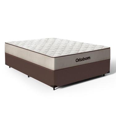 Imagem de Cama Box com Colchão de Espuma D60 Double Face Force Dream - Ortobom Casal 138cm