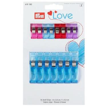 Imagem de Kit Clips Prendedor para Patchwork Prym Love - 15 Unidades