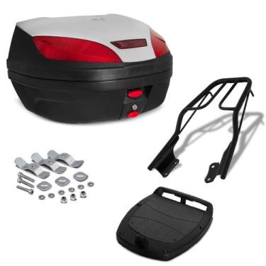 Imagem de Baú Bauleto Moto 52 Litros Com Bagageiro Cb 250 Twister - PRO TORK, PR