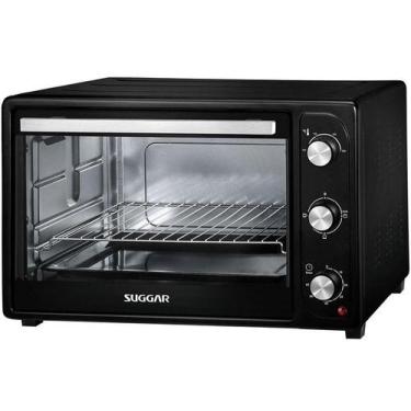 Imagem de Forno Elétrico de Bancada 50L Suggar Função Grill e Timer 1600W, Preto