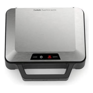 Imagem de Sanduicheira Inox Multiuso Oster Preto e Inox 220V, 220V