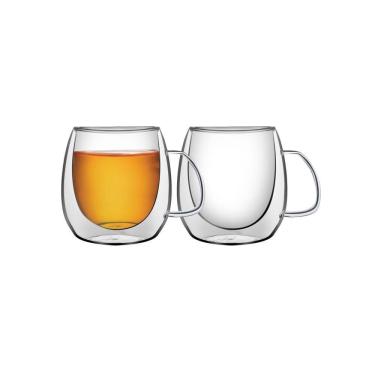 Imagem de Conjunto De Xícaras Tramontina Para Chá E Cappuccino 200ml 2 Peças