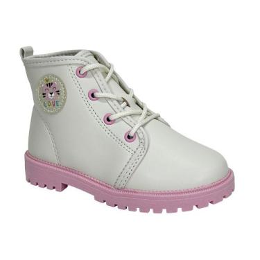 Imagem de Bota Molekinha Coturno Bebê 2126.525 Off White, Off white, 22