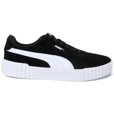 Imagem de Tênis Casual Puma Carina 3.0 SD BDP Feminino, Puma black, Puma white, 
