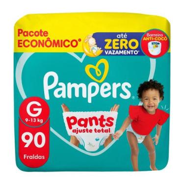 Imagem de Fralda Pampers Pants Ajuste Total Tamanho G com 90 Unidades Descartáve