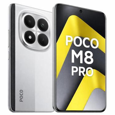 Imagem de Smartphone Xiaomi Poco M8 Pro 5G 512GB 12GB - Global e Desbloqueado - Prata