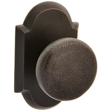 Imagem de Baldwin PSRUSRAR481 Passagem de Reserva Rústica com Rosa Arco Rústico em Acabamento de Bronze Escuro