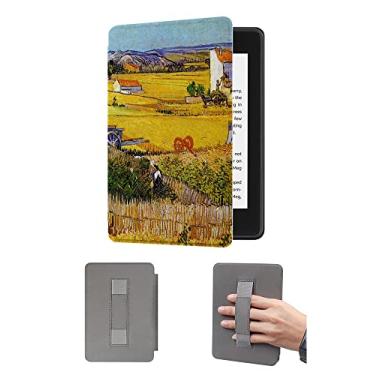 Imagem de Capa protetora de 15 cm para Kindle 11ª geração lançada em 2022 - Capa durável com alça automática despertar/hibernar e de mão (não serve para Kindle Paperwhite 11ª)