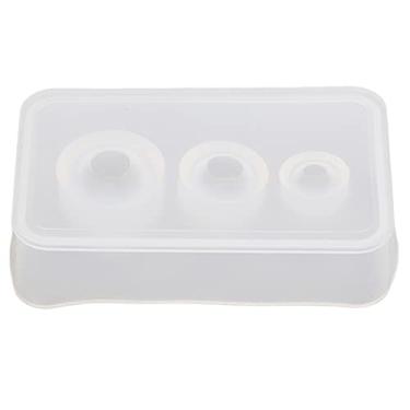 Imagem de Pssopp 3 Tamanhos Forma de bola de silicone transparente, DIY Produção de silicone forma esférica Universo Formas esferoides Bolas tridimensionais para moldes de resina UV, Crafting, DIY Jewelry Making