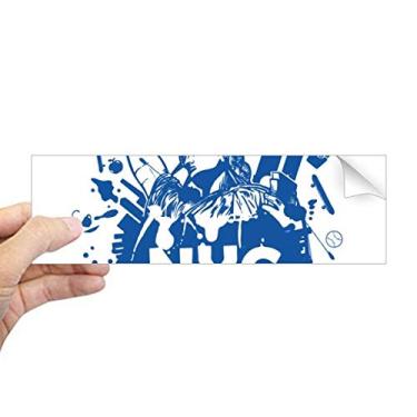 Imagem de DIYthinker Adesivo retangular para janela de notebook New York City USA of Liberty