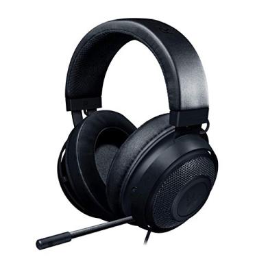 Imagem de Razer Kraken Gaming Headset: Moldura de alumínio leve – Microfone retrátil com isolamento de ruído – Para PC, PS4, PS5, Switch, Xbox One, Xbox Series X e S, Mobile – Conector de fone de ouvido de 3,5 mm – Preto clássico
