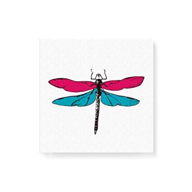 Imagem de Arte Maníacos Quadro Decorativo em Tela Canvas Inseto Libélula - 50x50cm