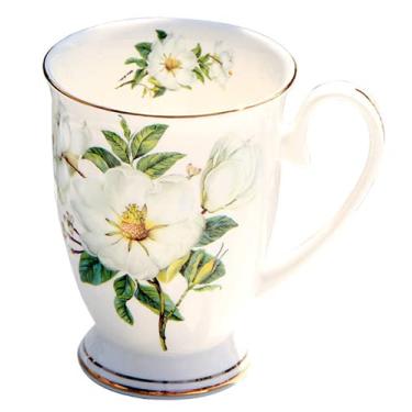 Imagem de PAYNAN Canecas de café vintage de 300 ml com estampa floral de porcelana, copos de leite para decoração de copos de chá