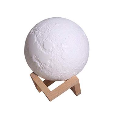 Imagem de Festnight LEDs Umidificador New 880 ML 3D Moon Lamp Difusor de Luz Da Noite Aroma Óleo Essencial USB Humidificador (1)