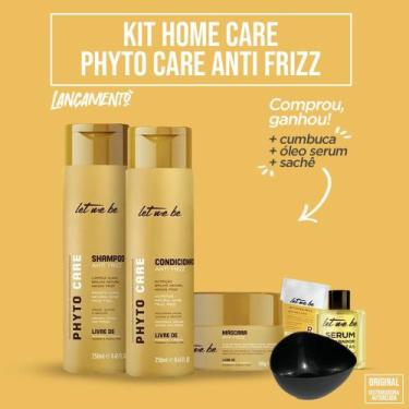 Imagem de Anti-Frizz Shampoo + Condicionador + Máscara Manutenção Phyto Care By