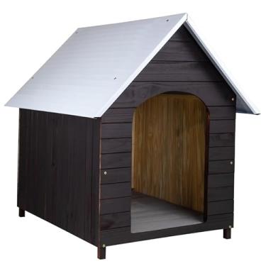 Imagem de Casa Casinha De Cachorro Telhado Galvanizado Extra Gigante N7 (Tabaco)